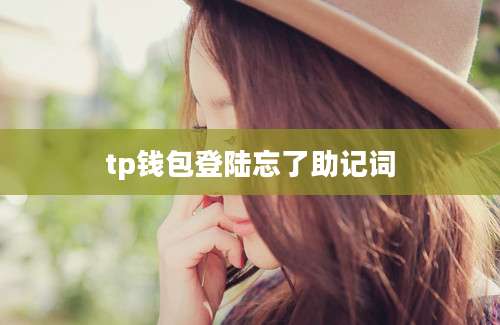 tp钱包登陆忘了助记词