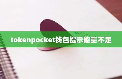 tokenpocket钱包提示能量不足