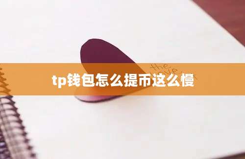 tp钱包怎么提币这么慢