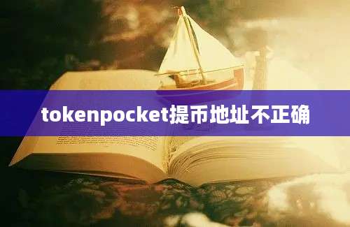 tokenpocket提币地址不正确