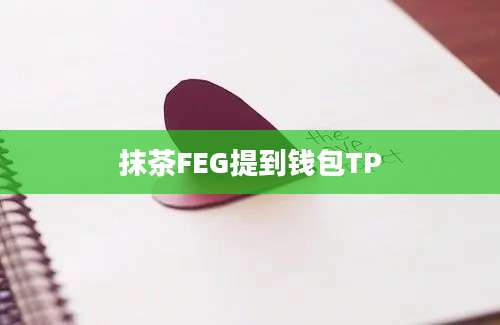 抹茶FEG提到钱包TP