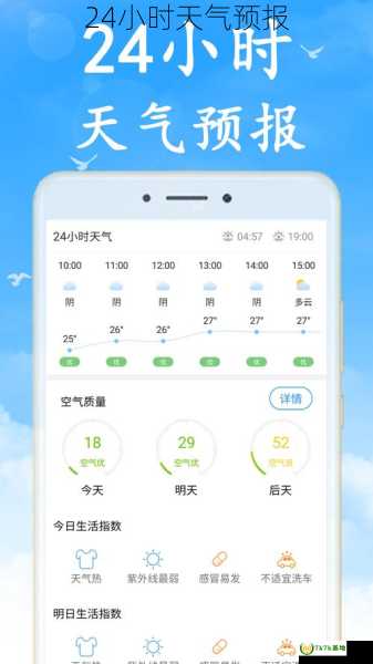 24小时天气预报