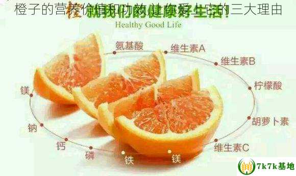 橙子的营养价值和功效,让你爱上它的三大理由