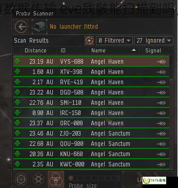 eve接近残骸怎么没有数据传输 eve残骸能扫描到吗，eve完整的残骸收集
