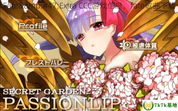 Fate&#47;Extra CCC游戏信息，fate歌曲下载