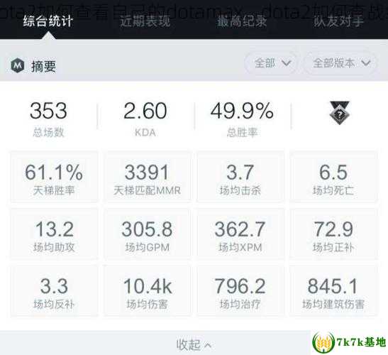 dota2如何查看自己的dotamax，dota2如何查战绩