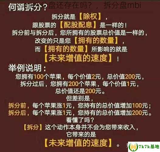 smi拆分盘还存在吗？，拆分盘mbi