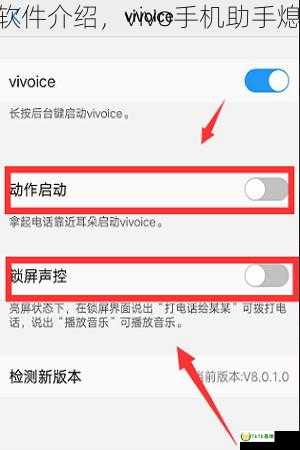 vivo手机助手软件介绍，vivo手机助手熄屏可以唤醒吗